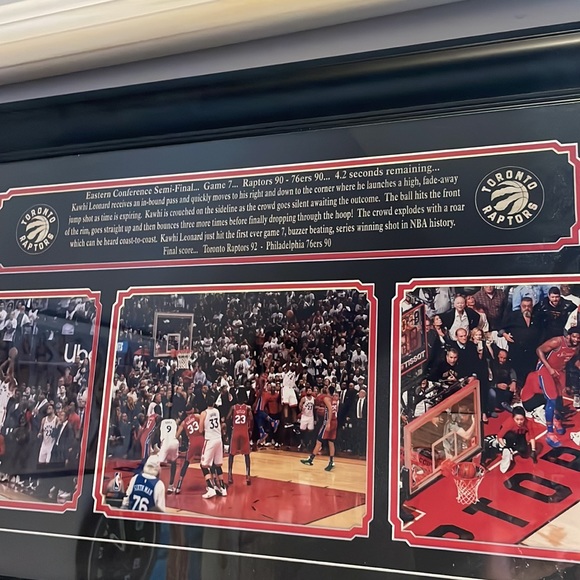 Rare Toronto Raptors Kawhi Leonard 2 shot, buzzer beater. - Picture 2 of 5